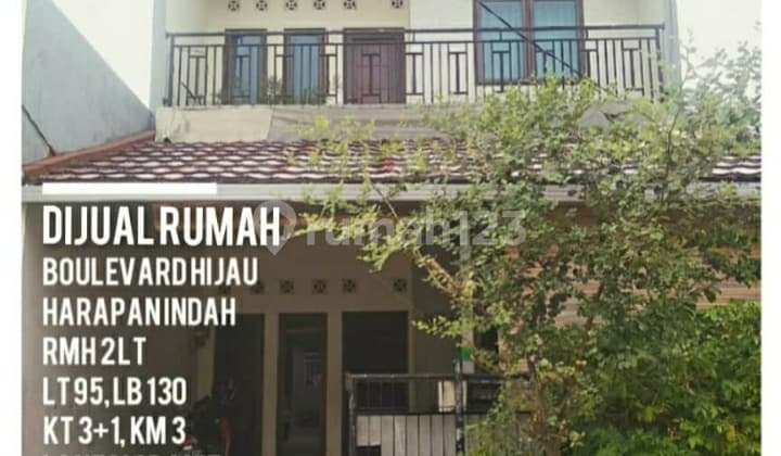 Rumah 2 Lantai di Boulevar Harapan Indah Bekasi