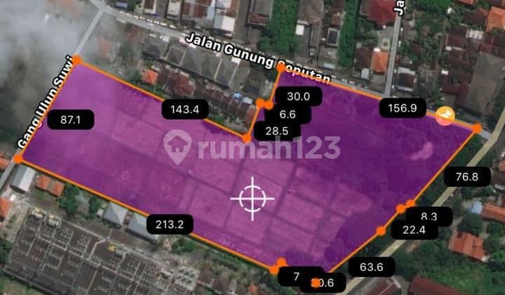 Kesempatan Terbatas Dijual Tanah Luasan Besar Dan Premium Di Pusat Kota Denpasar, Bali