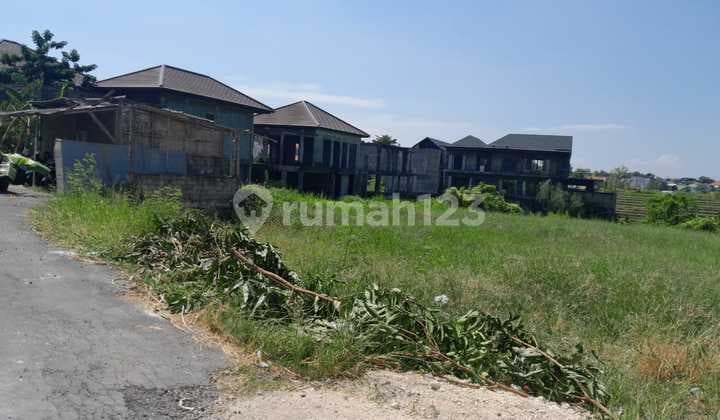 For Rent: Land with Full Rice Field View, Super Rare, Ready to Build on Jl. Pantai Berawa, Canggu, Bali