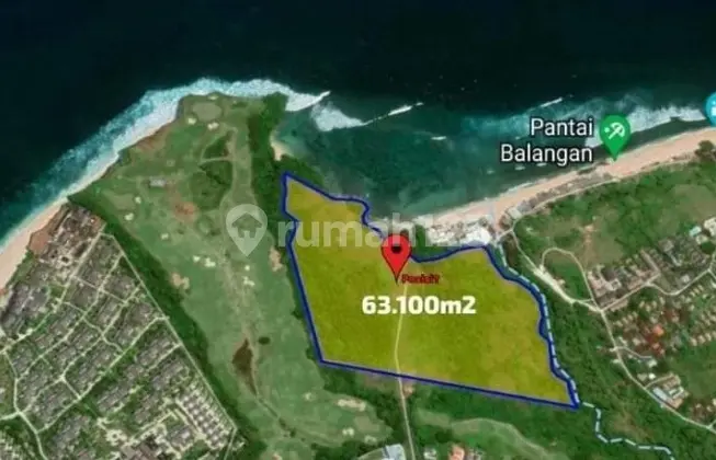 Dijual Tanah Pinggir Tebing Balangan Beach, Badung, Bali