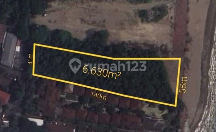 Dijual tanah di pinggir pantai Tanjung Benoa, Nusa Dua, Bali