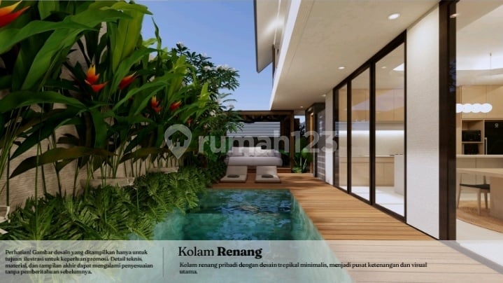 For Sale New "Blue Sky House" Tropical Villa-Style Private Home In Ungasan, Badung, Bali