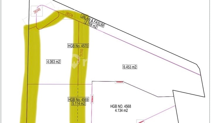Dijual Tanah Raya Mulyosari Surabaya Timur