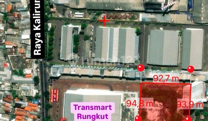 Dijual Tanah Belakang Transmart Rungkut Surabaya Dkt Merr Nginden