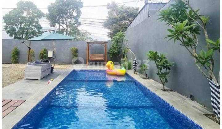 Jual Rumah Villa Furnish di Jalan Raya Cimaung Banjaran Bandung