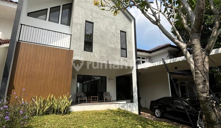 Rumah modern industrial di Cipete