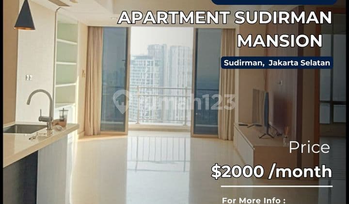 Sudirman Mansion 3BR Semi Furnish At Scbd Sudirman Best Location
