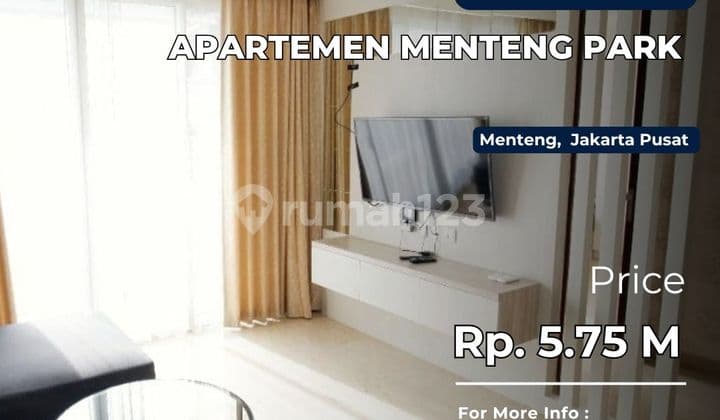 Menteng Park Apartment 3BR Best Investment in Menteng Central Jakarta