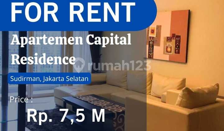 Dijual Best Unit 2BR Apt. Capital Residence Sudirman Pool View