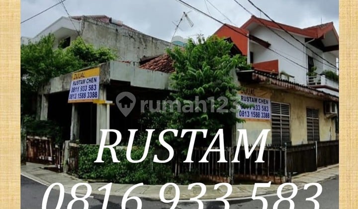 Dijual Rumah Tua di Ampasit Cideng Lokasi Hoek Bersertifikat