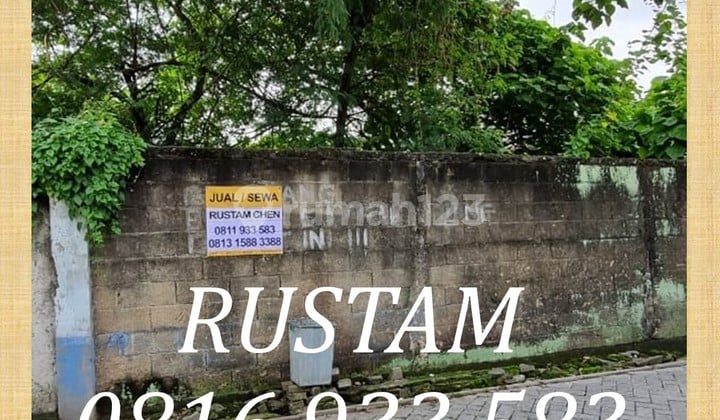 Dijual Kavling Berpunggungan Jl. Sitanala Tangerang Lt.1000 M2