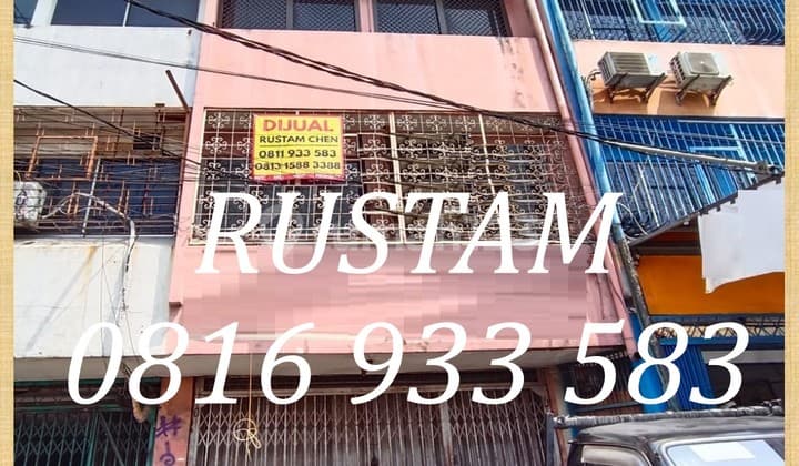 For Sale Ruko Pangeran Jayakarta Lokasi Hadap Jalan Raya