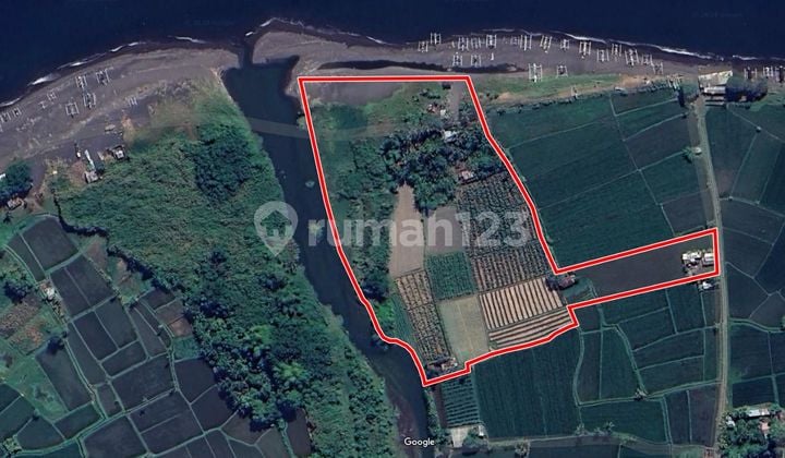Dijual tanah pinggir pantai di singaraja dekat kota