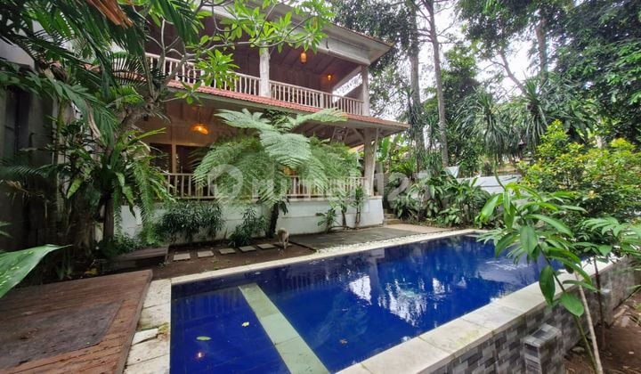 Joglo House With Jungle And River View In Pererenan