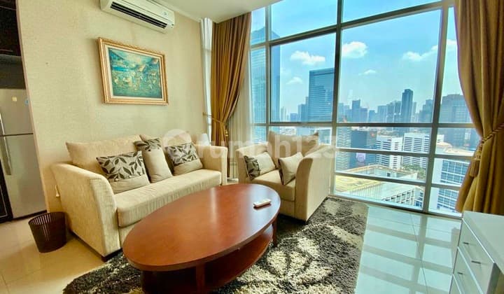 Jual Apartment Sahid Sudirman 2 Kamar Tidur Furnished Good Condition