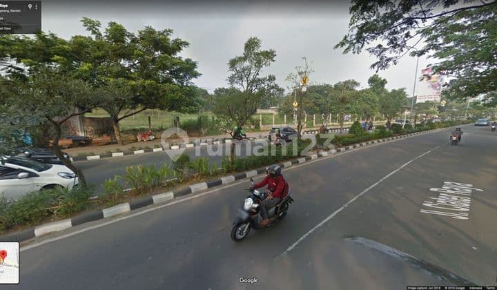 Dijual Tanah Kavling Komersil Pinggir Jalan di Ciater BSD