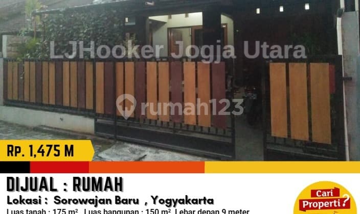 House in the Housing Complex in Sorowajan Yogyakarta