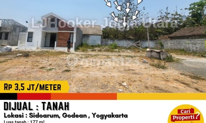 Tanah Kavling Dalam Cluster, Sidoarum, Godean Diy