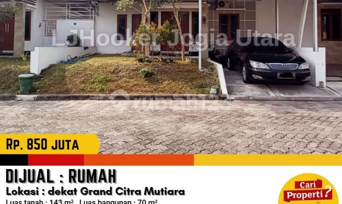Rumah Dalam Perumahan Dekat Citra Grand Mutiara, Gamping