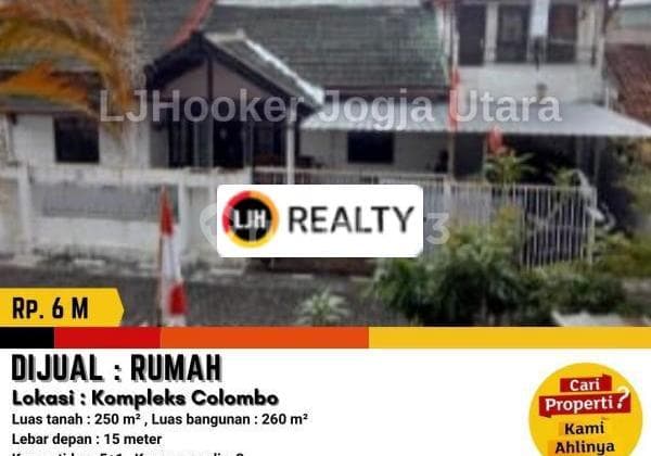 Rumah besar dan strategis di komplek colombo yogyakarta