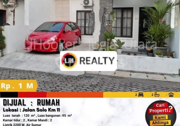 Rumah 1 Lantai Dalam Perumahan di Jalan Solo Yogyakarta