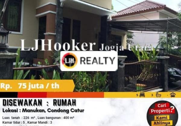 Rumah 2 Lantai Dalam Perumahan di Manukan Condong Catur Yogyakarta