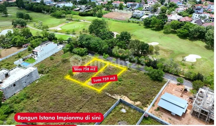 Kavling The The Golf Residence Sukajadi View Golf 360 700an M2