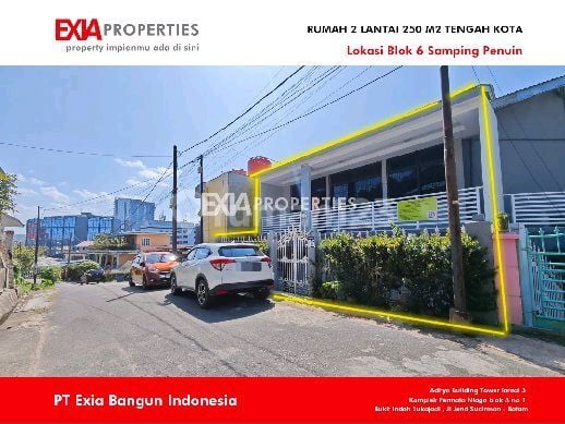 Rumah 2 Lantai 250 M2 Dikelilongi Mall Dan Hotel Di Penuin