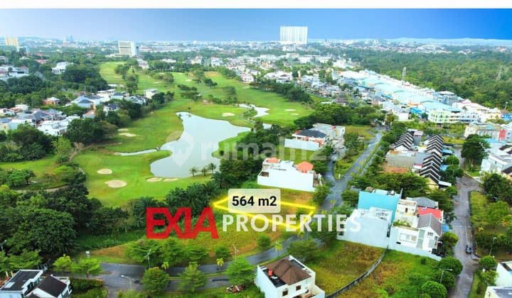 Tanah 564 m² view golf Di Jalan Utama Golf Raya Sukajadi Batam