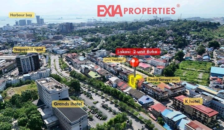 2 Unit Ruko 4 Lantai Pusat Kota Nagoya Di Seraya Mas Dekat Mall Nohill