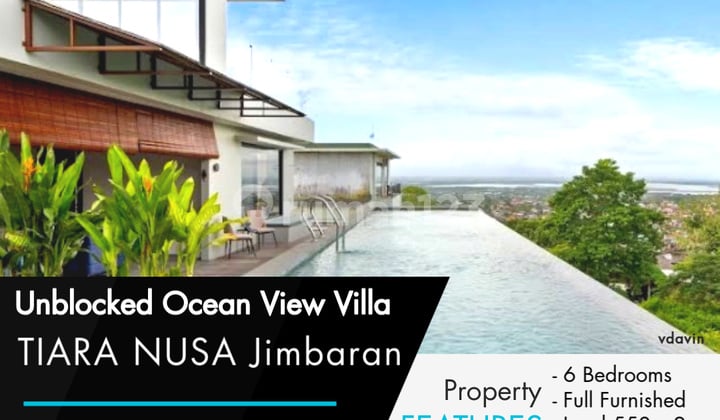 Villa 650 M Unblocked View at Jl Tiara Nusa Jimbaran