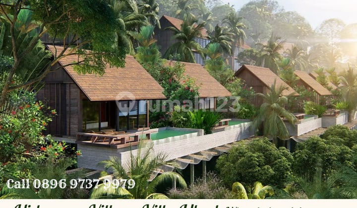 Villa Baru Shm Full Furnished di Ubud Dijual Murah
