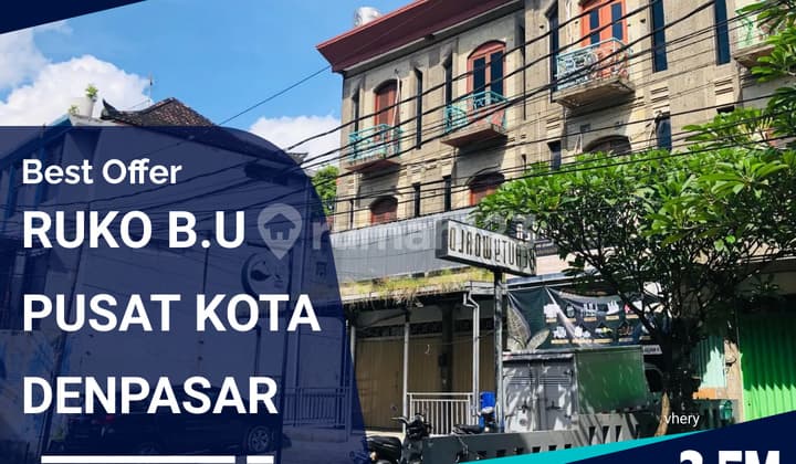 Ruko 3 Lantai Murah di Pusat Kota Denpasar