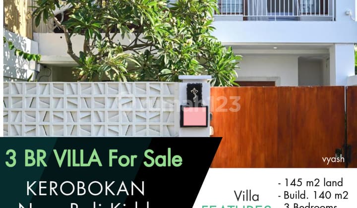 Villa di Jalan Merta Ayu Kerobokan Denpasar, Badung 140 m SHM