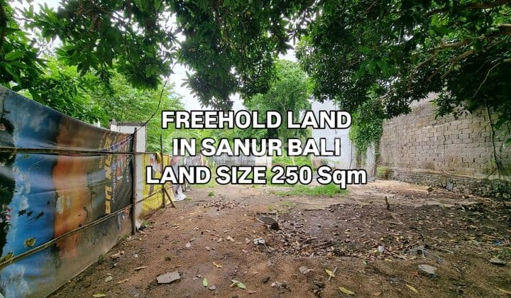 Tanah Luasan Kecil Dekat Pantai di Daerah Sanur Denpasar Bali