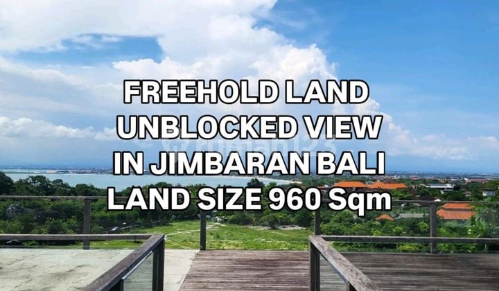 Cliff Land with View in Jimbaran, South Kuta, Badung, Bali