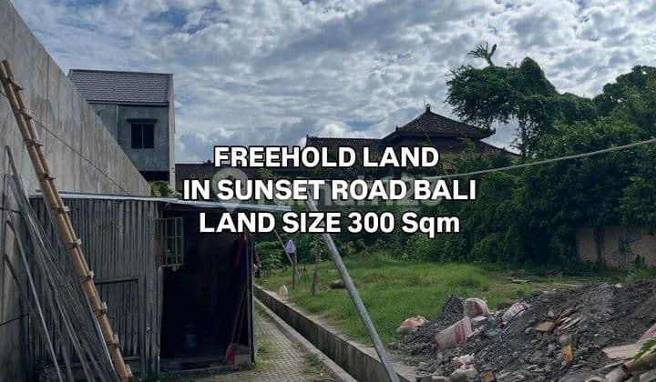 Tanah Strategis Daerah Wisata Di Sunset Road Kuta Badung Bali