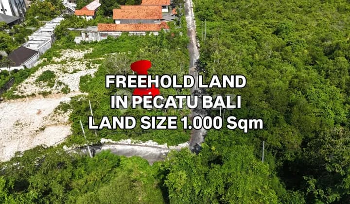 Tanah Hook 650m dari Jalan Utama Pecatu Uluwatu Badung Bali