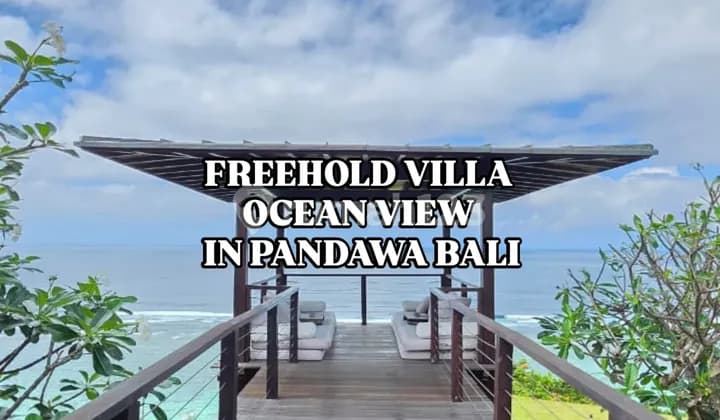 Luxury Villa di Tebing View Langsung Laut di Ungasan Bali