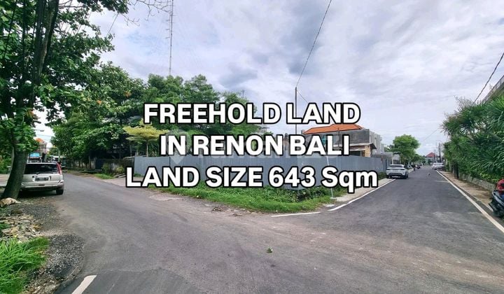 Hook Land can be Purchased in Fractions in Renon, South Denpasar, Bali.