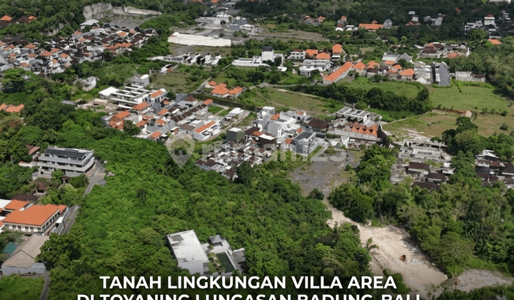 Land for Sale 71 Are Yellow Zone in Toyaning 1 Ungasan Bali
