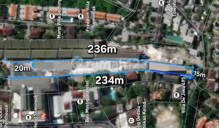 Petitenget Seminyak - Prime Commercial Land Near Beach