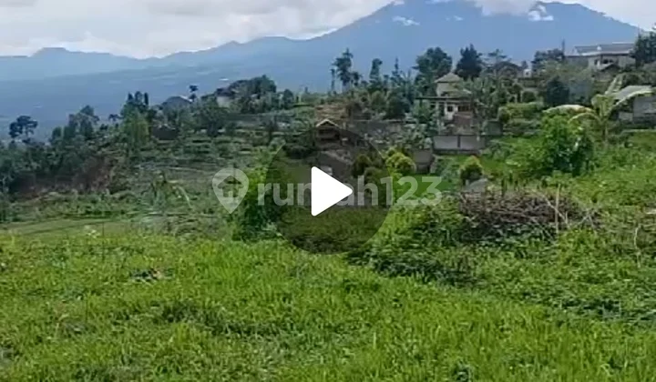 Good Land View Near Mount Gede For Villa