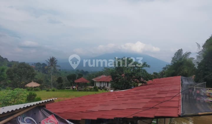 Rumah semi villa ada pemancingan lokasi strategis view lepas