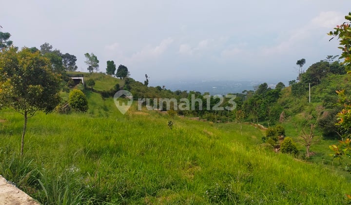 Cheap land with a very strategic sea view in Cijeruk.