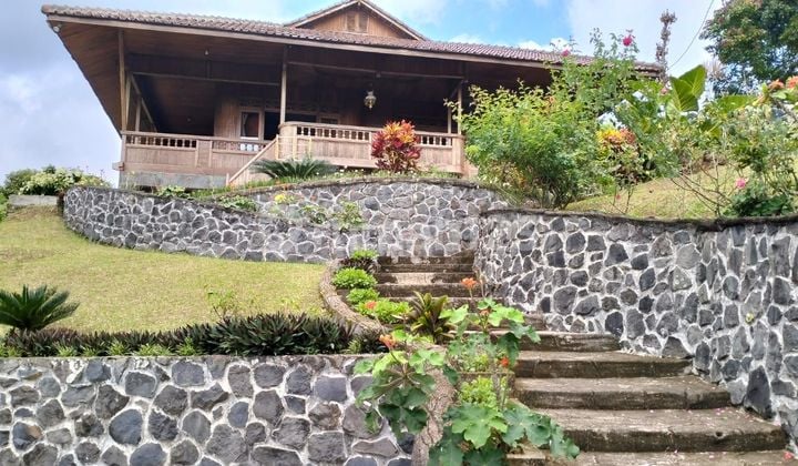 Rumah kayu Sulawesi siap huni sangat strategis view lepas