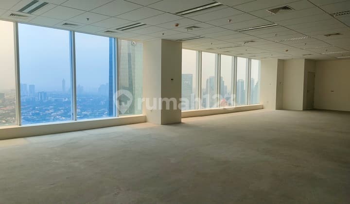 Centennial Tower Gatot Subroto, 500m2, bare condition, corner unit view Four Season Hotel Gatot Subroto, good price