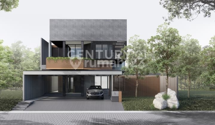 New 2-Story House Inside Cluster Near Toll Road In Southcity, Pondok Cabe
