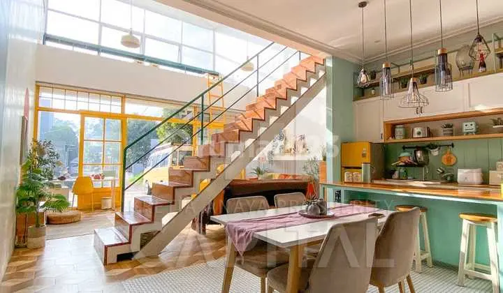 Modern Industrial Pop House Fully Furnished Ready in Cisaranten Kulon
