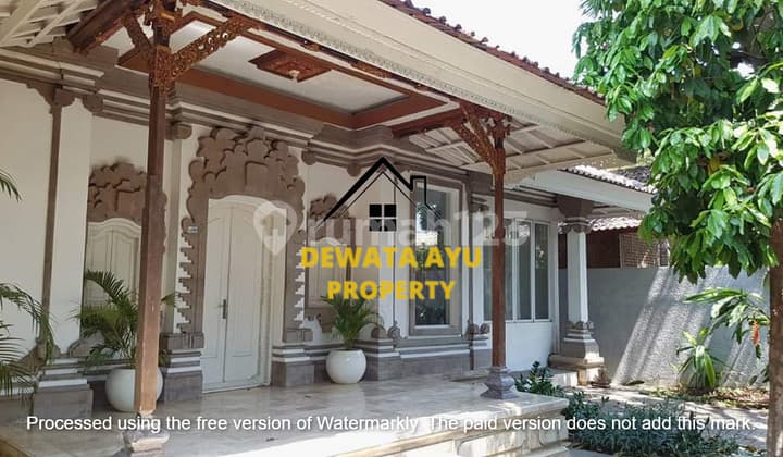 VILLA SEWA TAMAN LUAS 4 KAMAR LAHAN 11 ARE FURNISHED DI SANUR